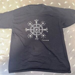 Iceland Black Graphic T-Shirt for Men